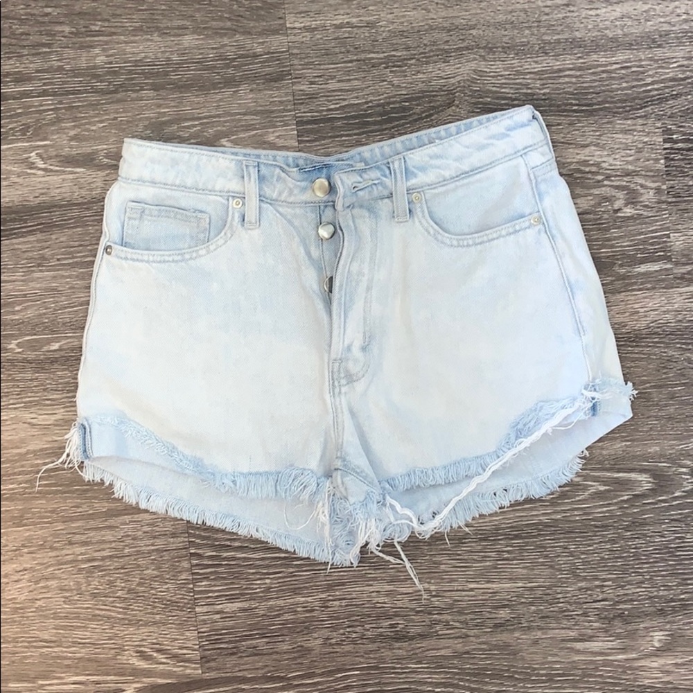 Distressed Jean Shorts